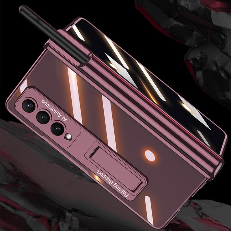 NNEDSZ Foldable Magnetic Privacy Case With Pen Holder - Fits 4Th Generation Ipad